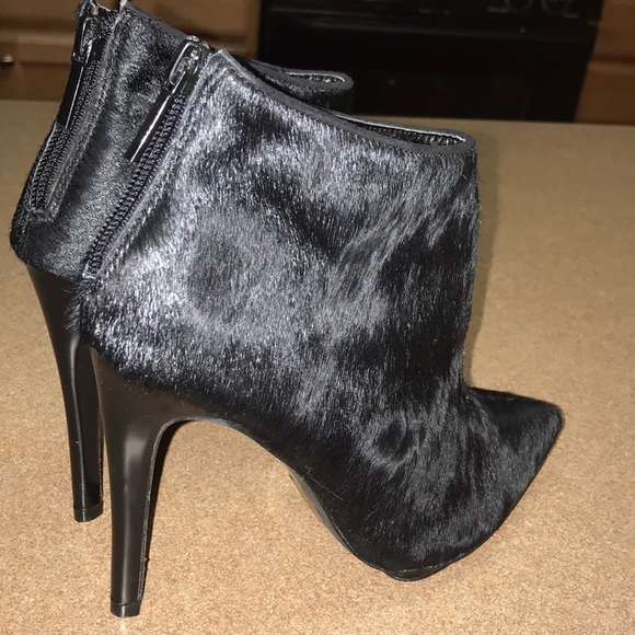 Express Calf Hair Ankle Boots - Picture 3 of 8